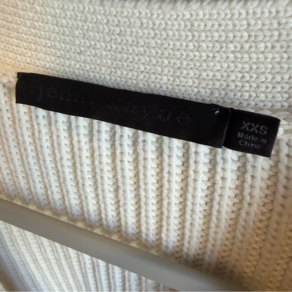 Jenni Kayne Cropped Organic Cotton Cardigan Oatmeal - Picture 4 of 7